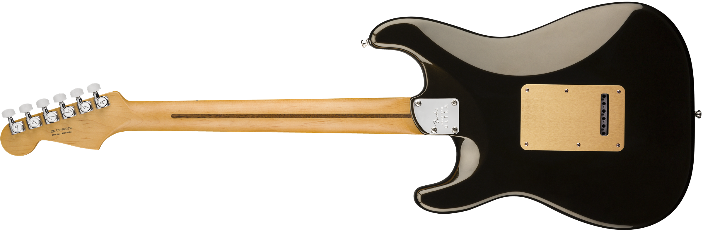 Fender Strat American Ultra Hss 2019 Usa Mn - Texas Tea - Guitare Électrique Forme Str - Variation 2