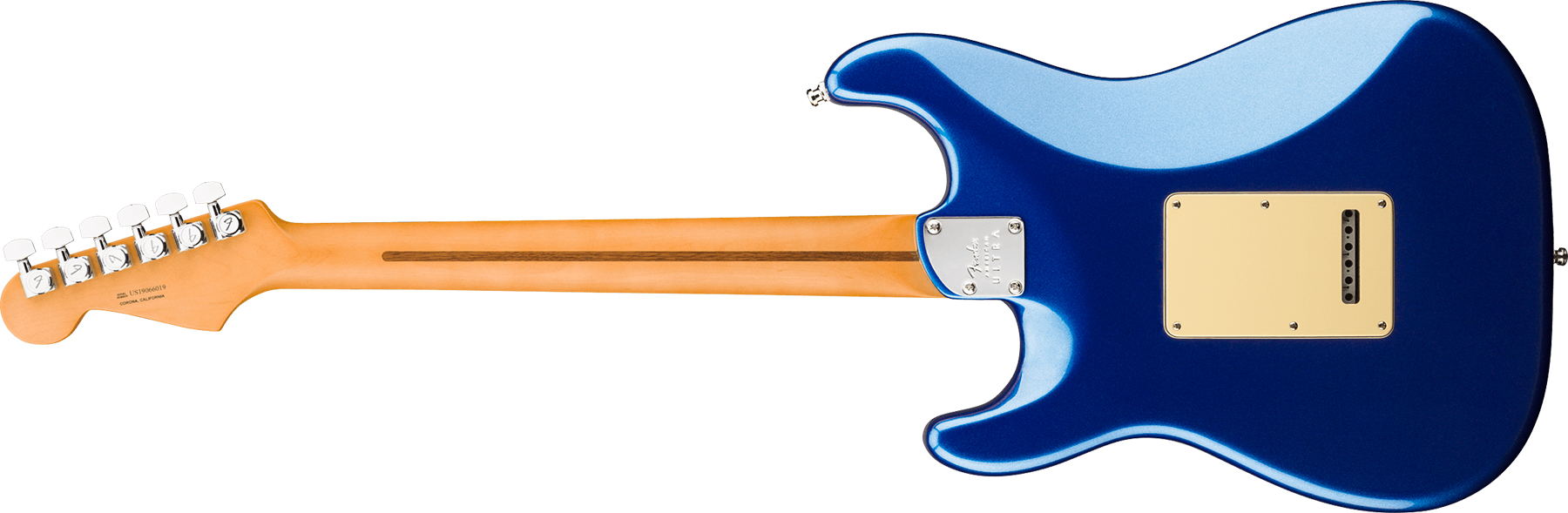 Fender Strat American Ultra Hss 2019 Usa Rw - Cobra Blue - Guitare Électrique Forme Str - Variation 1