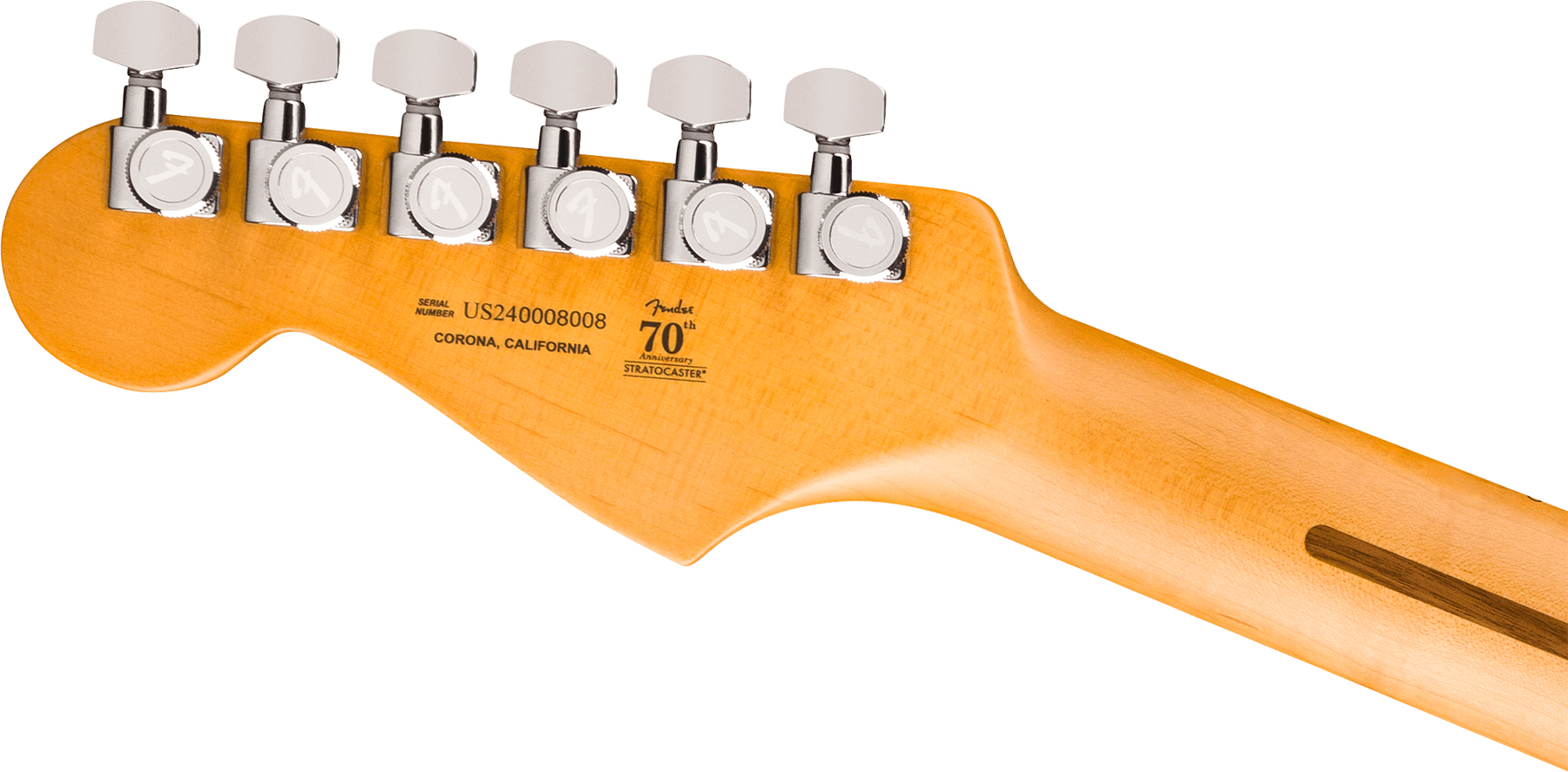 Fender Strat American Ultra Ii Hss Usa Trem Eb - Texas Tea - Guitare Électrique Forme Str - Variation 3