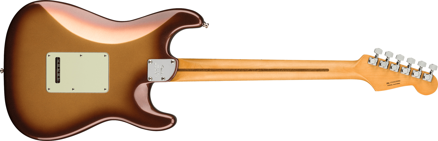 Fender Strat American Ultra Lh Gaucher Usa Mn +etui - Mocha Burst - Guitare Électrique Forme Str - Variation 1