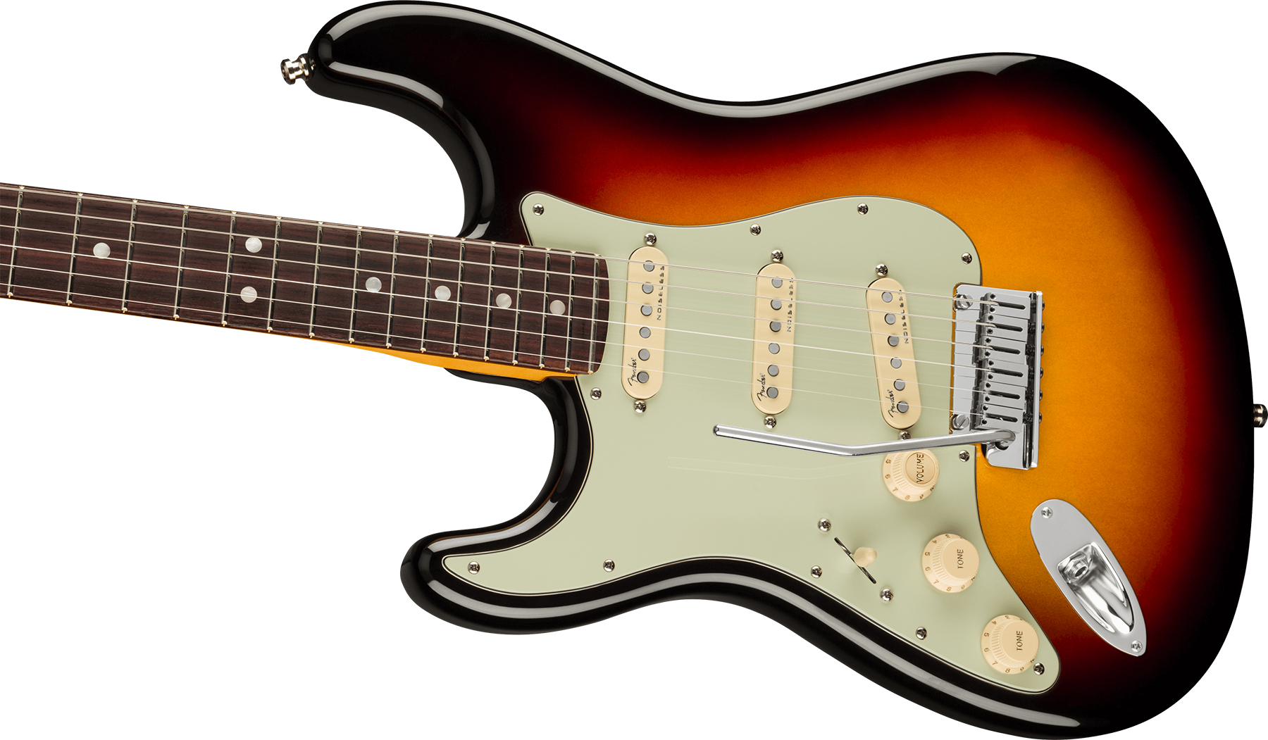 Fender Strat American Ultra Lh Gaucher Usa Rw +etui - Ultraburst - Guitare Électrique Gaucher - Variation 2
