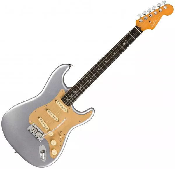 Guitare électrique solid body Fender American Ultra Stratocaster Ltd (USA, EB) - Quicksilver