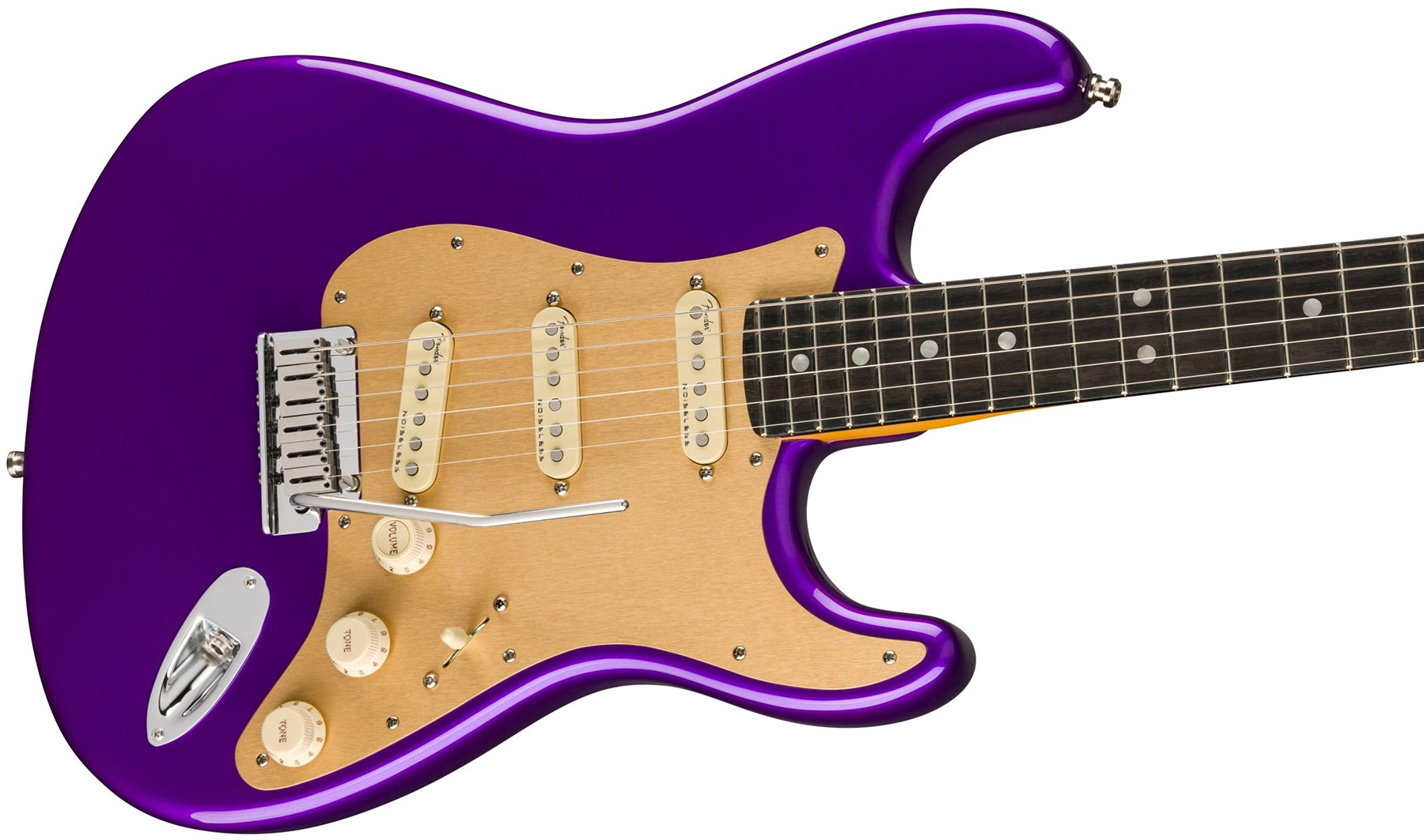 Fender Strat American Ultra Ltd Usa 3s Trem Eb - Plum Metallic - Guitare Électrique Forme Str - Variation 2