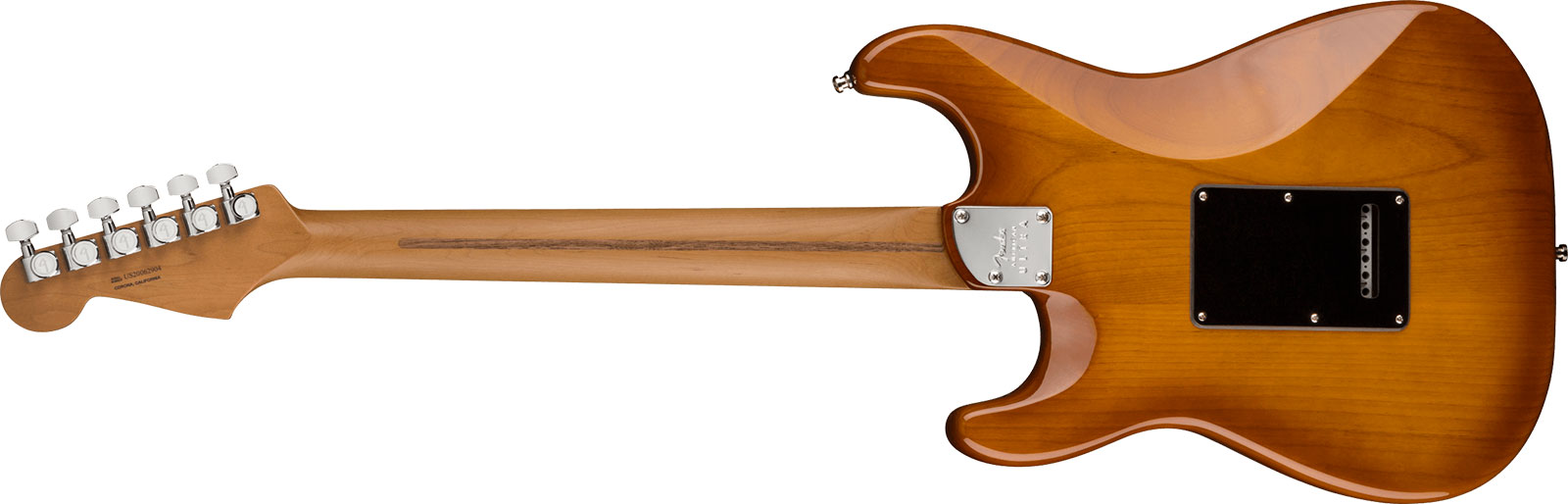 Fender Strat American Ultra Roasted Fretboard Ltd Usa 3s Trem Mn - Honey Burst - Guitare Électrique Forme Str - Variation 1
