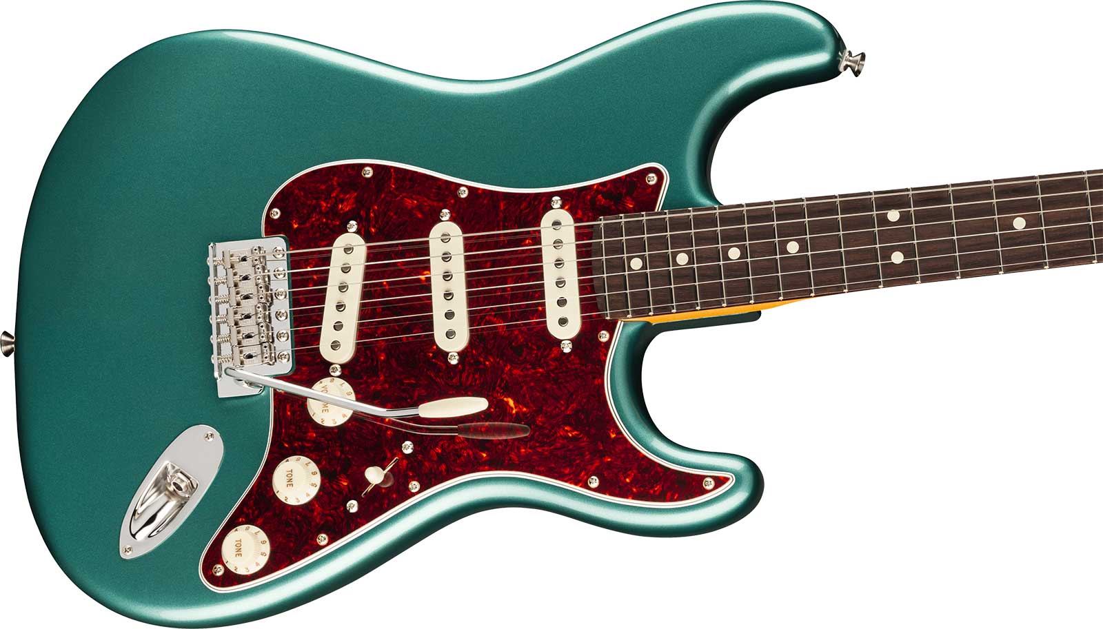 Fender Strat Classic American Pro Usa 3s Trem Rw - Faded Sherwood Green Metallic - Guitare Électrique Forme Str - Variation 2