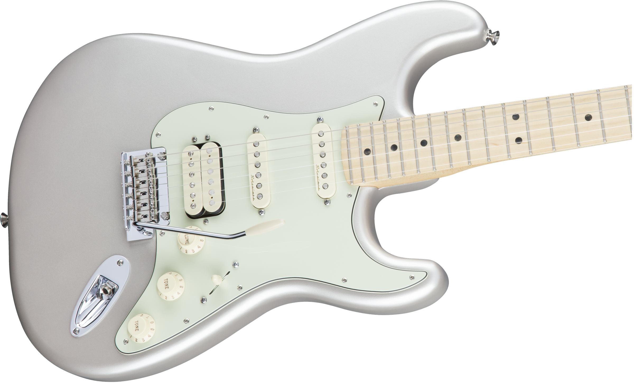 Fender Strat Deluxe Hss Mex Mn 2016 - Blizzard - Guitare Électrique Forme Str - Variation 2