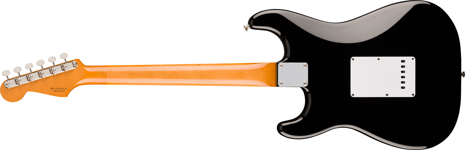 Fender Strat Early 60s Vintera 3 Mex 3s Trem Rw - Black - Guitare Électrique Forme Str - Variation 1