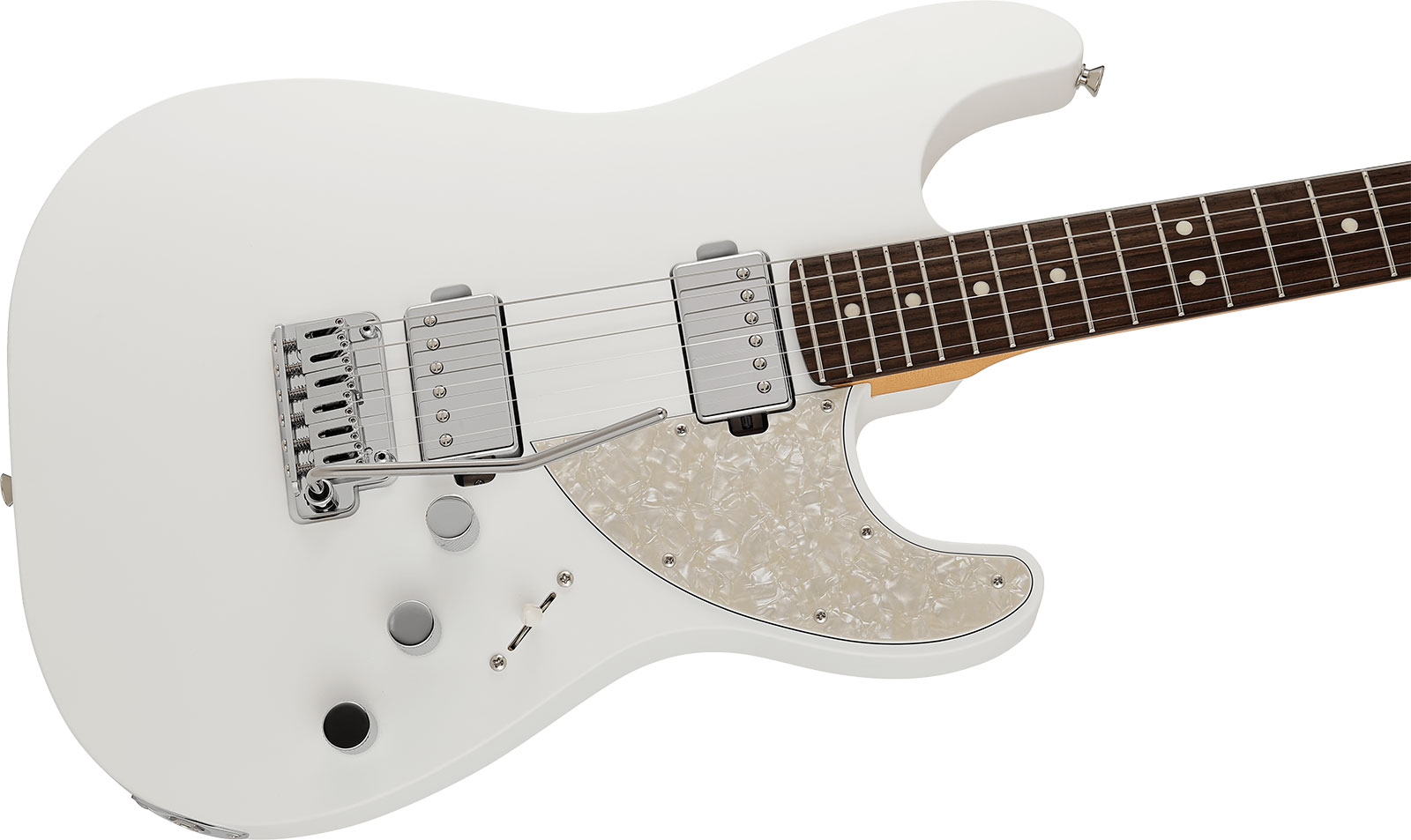 Fender Strat Elemental Mij Jap 2h Trem Rw - Nimbus White - Guitare Électrique Forme Str - Variation 2