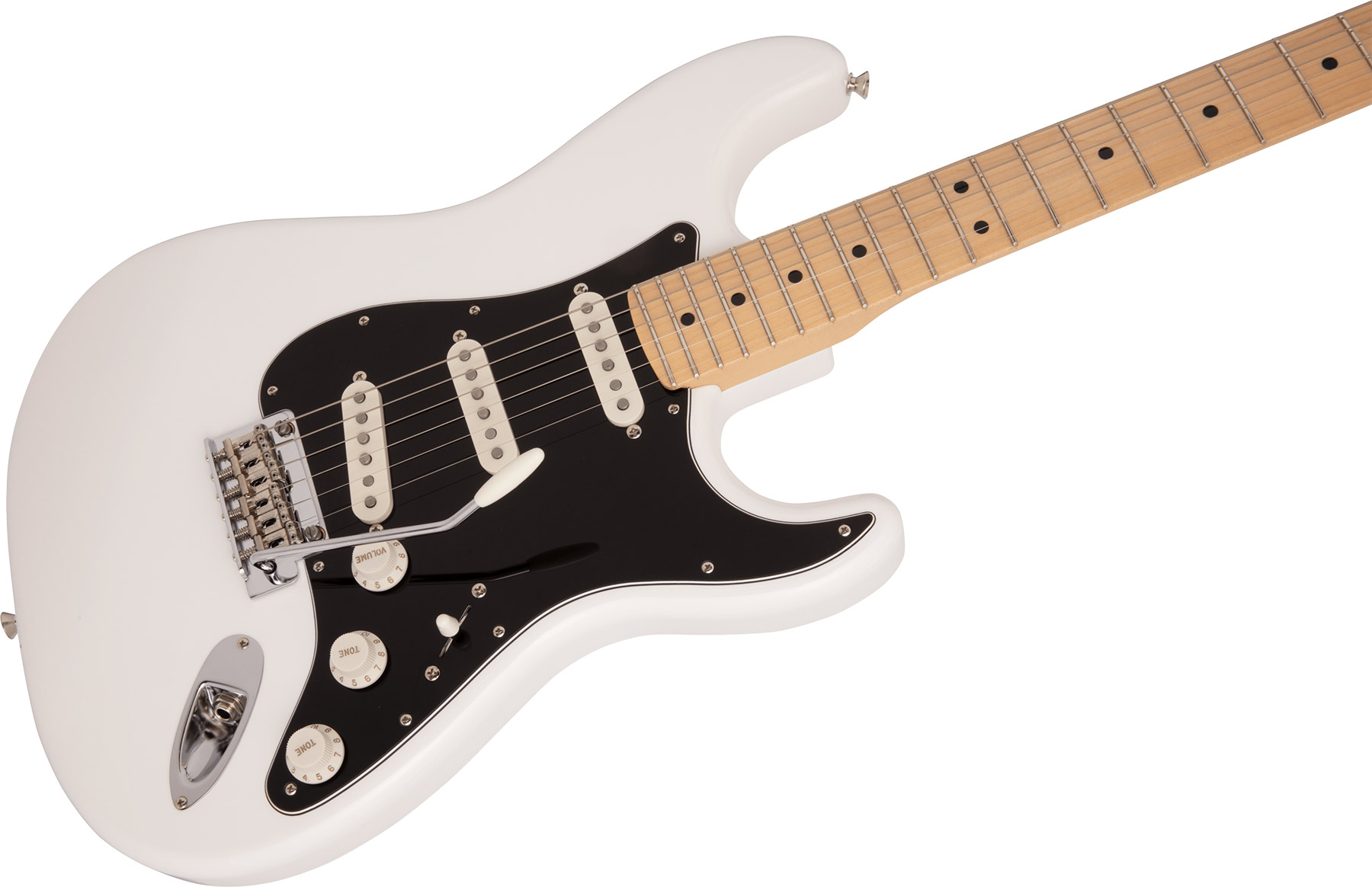 Fender Strat Hybrid Ii Mij Jap 3s Trem Mn - Arctic White - Guitare Électrique Forme Str - Variation 2