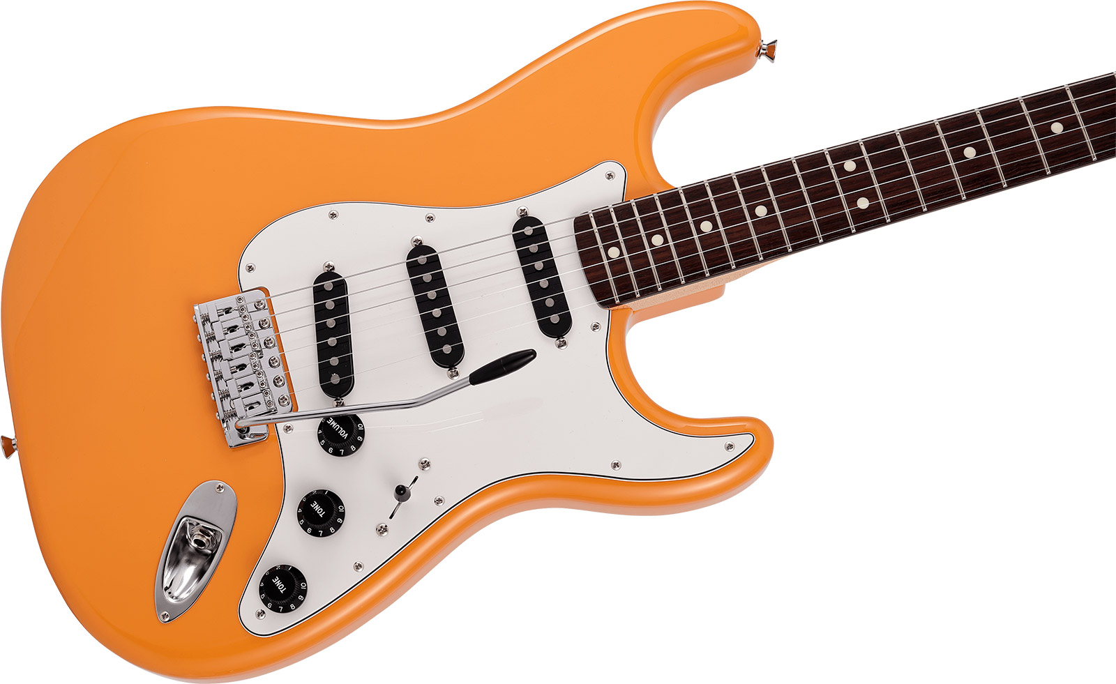 Fender Strat International Color Ltd Jap 3s Trem Rw - Capri Orange - Guitare Électrique Forme Str - Variation 2