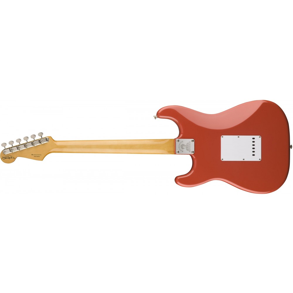 Fender Strat Jimi Hendrix Monterey Mex Sss Pf - Hand Painted Custom - Guitare Électrique Forme Tel - Variation 3