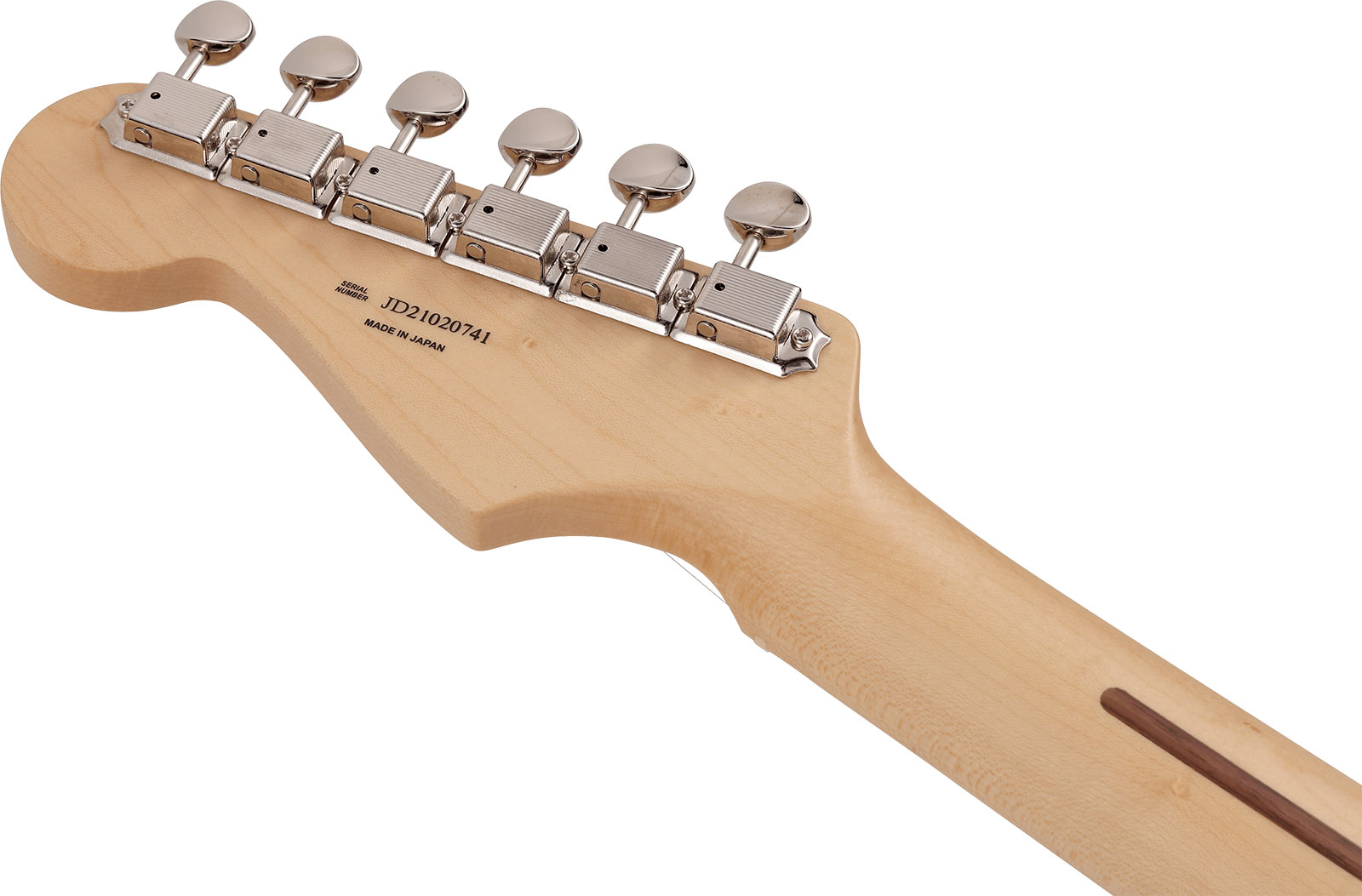 Fender Strat Junior Mij Jap 3s Trem Rw - Satin Shell Pink - Guitare Électrique Enfant - Variation 3