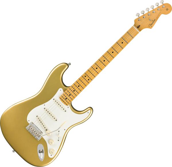 Guitare électrique solid body Fender Lincoln Brewster Stratocaster (USA, MN) - Aztec gold