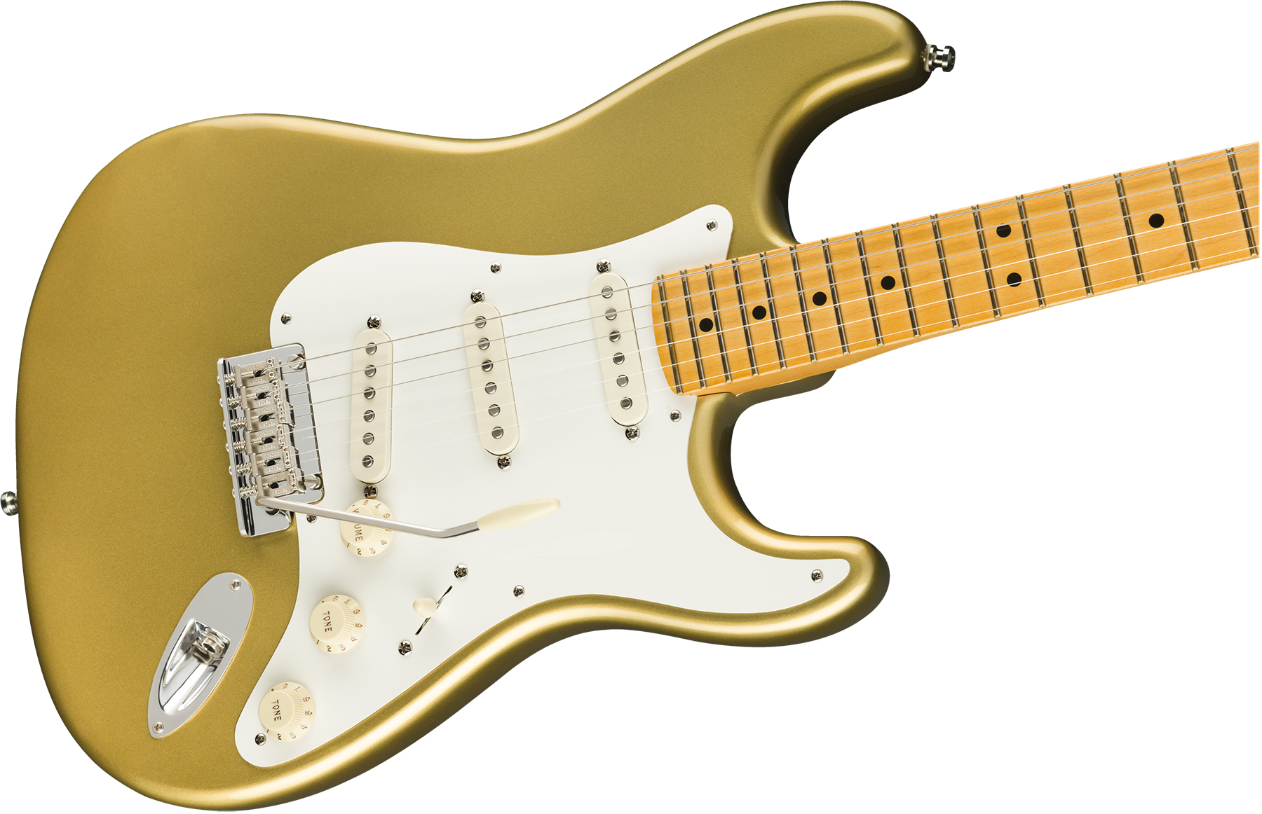 Fender Strat Lincoln Brewster Usa Signature Mn - Aztec Gold - Guitare Électrique Forme Str - Variation 2