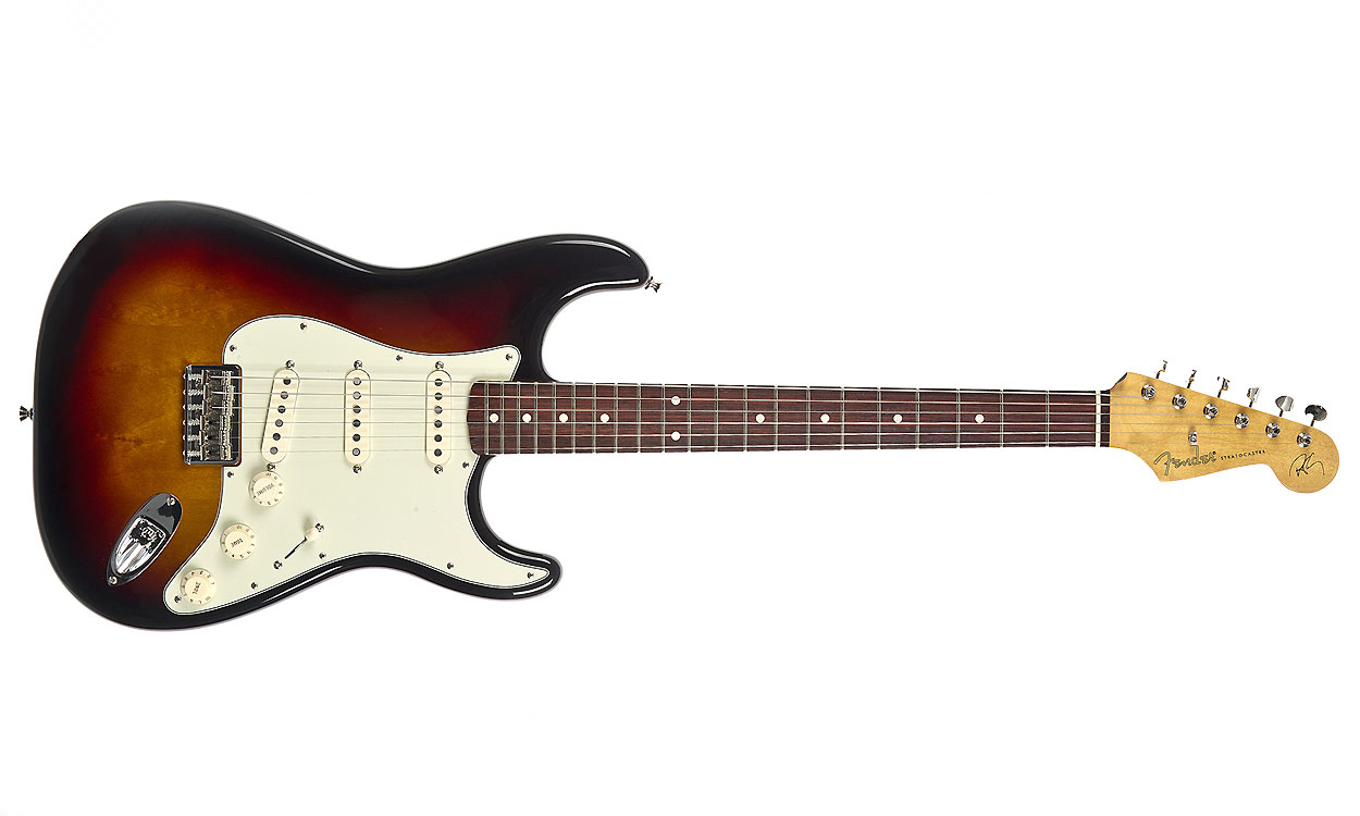 Fender Strat Mexican Artist Robert Cray 3s Rw 3 Color Sunburst - Guitare Électrique Forme Str - Variation 1