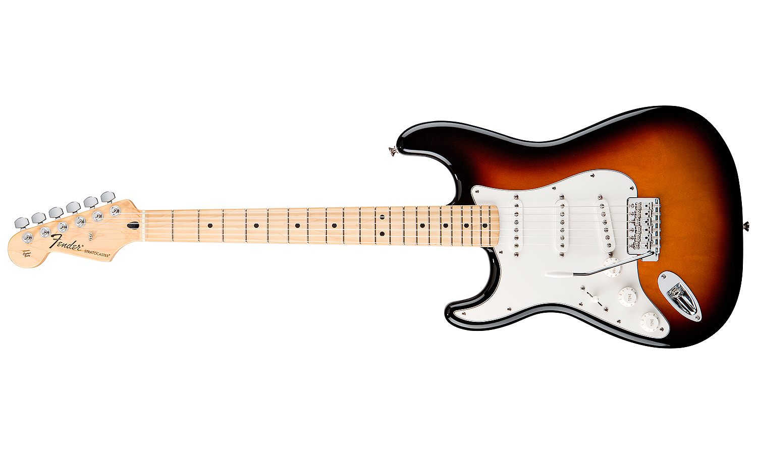 Fender Strat Standard Lh Mex Gaucher Mn - Brown Sunburst - Guitare Électrique Gaucher - Variation 1
