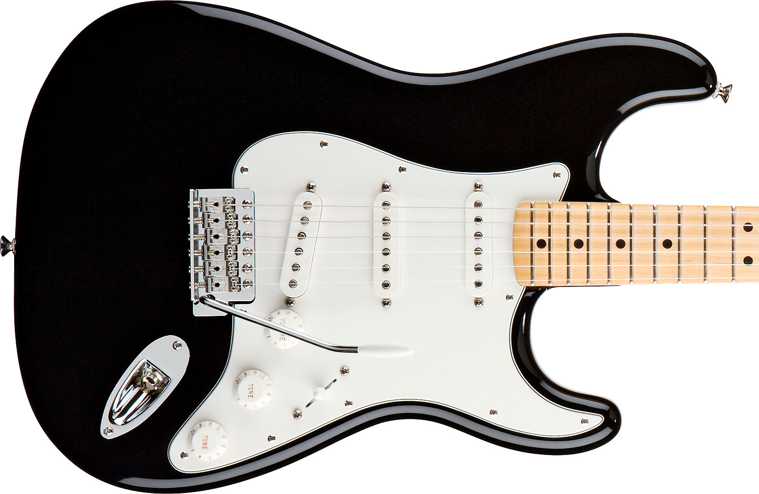Fender Strat Mexican Standard 2011 3s Mn Black - Guitare Électrique Forme Str - Variation 2