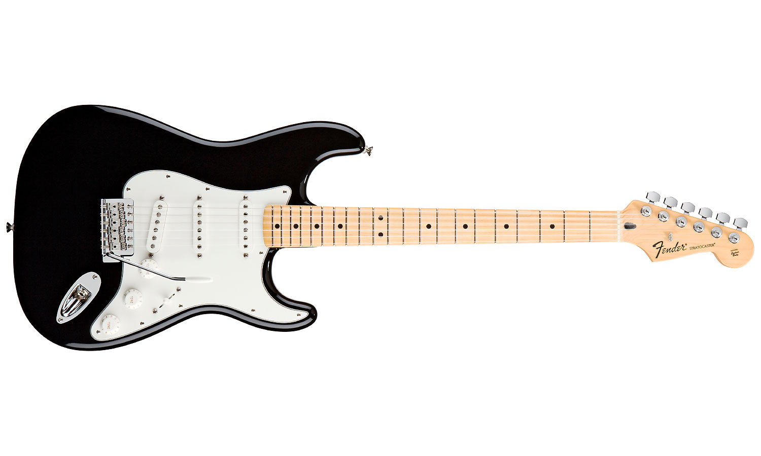Fender Strat Mexican Standard 2011 3s Mn Black - Guitare Électrique Forme Str - Variation 1