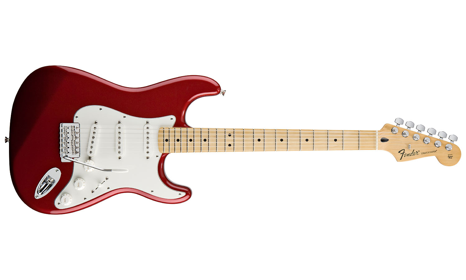 Fender Strat Mexican Standard 2011 3s Mn Candy Apple Red - Guitare Électrique Forme Str - Variation 1
