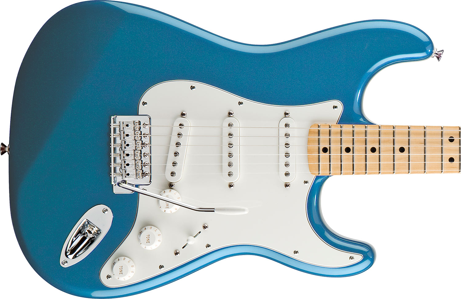 Fender Strat Standard Mex Sss Mn - Lake Placid Blue - Guitare Électrique Forme Str - Variation 2