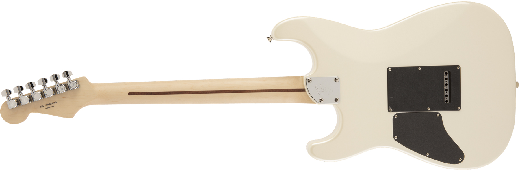 Fender Strat Modern Hh Japon Trem Rw - Olympic Pearl - Guitare Électrique Forme Str - Variation 1