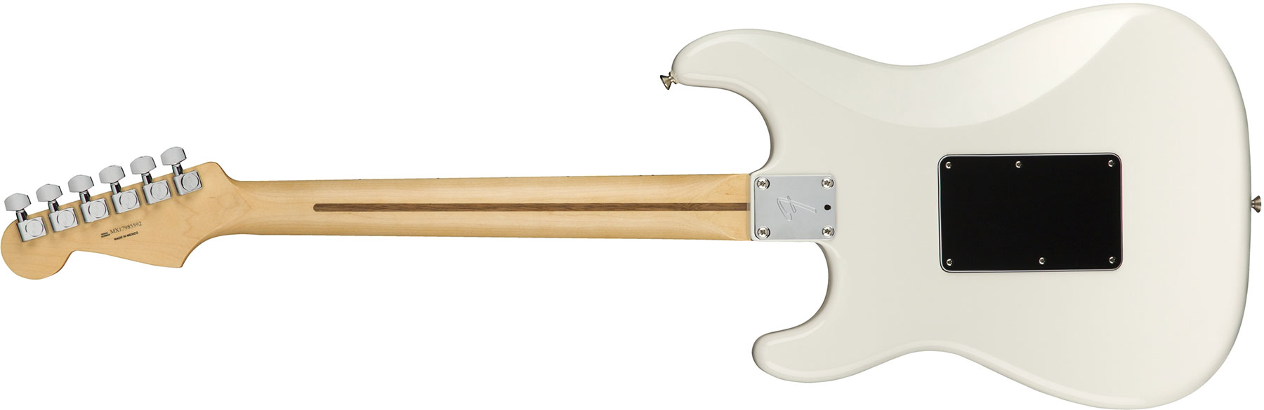 Fender Strat Player Floyd Rose Mex Hss Fr Mn - Polar White - Guitare Électrique Forme Str - Variation 1