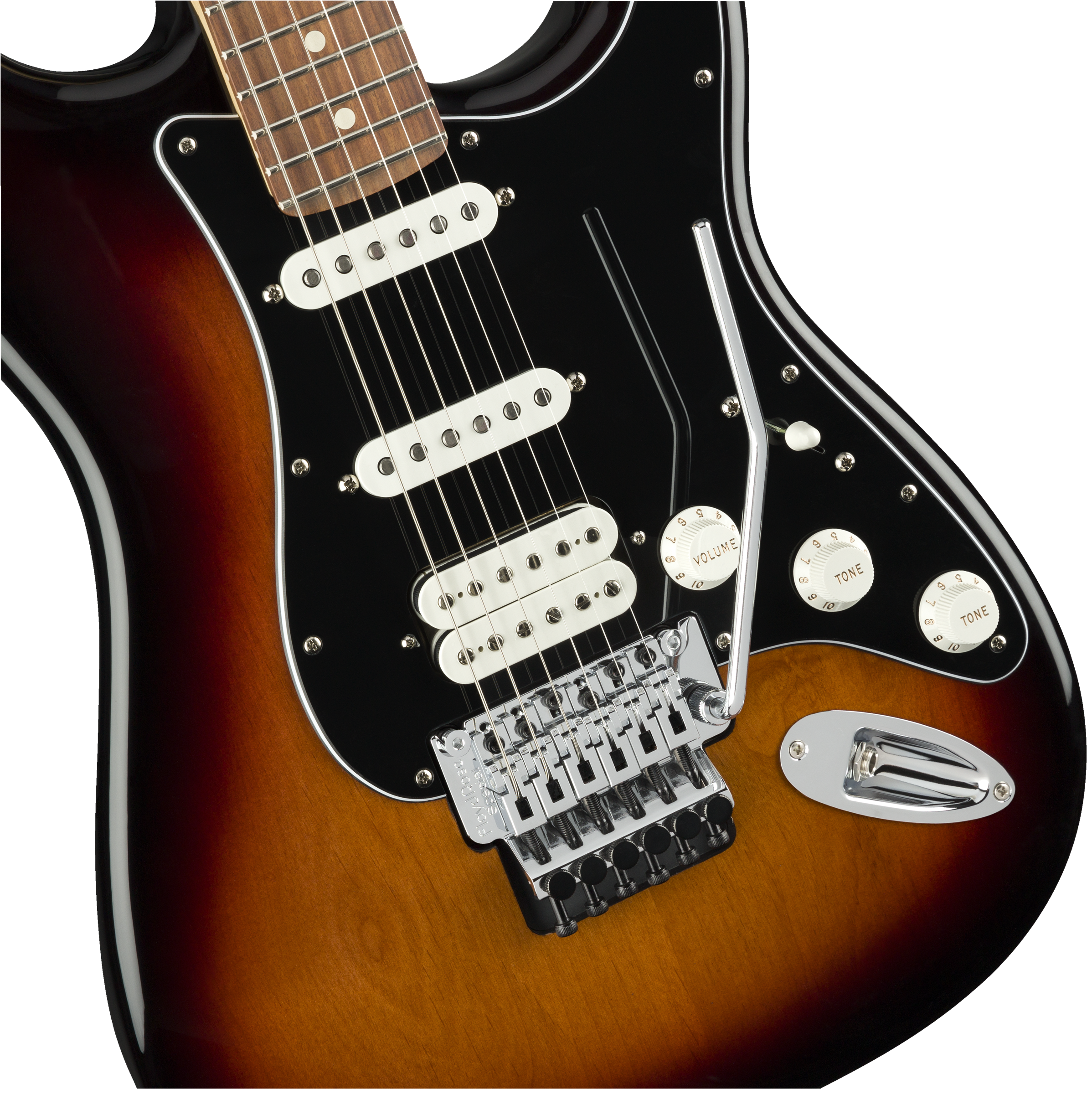 Fender Strat Player Floyd Rose Mex Hss Fr Pf - 3-color Sunburst - Guitare Électrique Forme Str - Variation 2