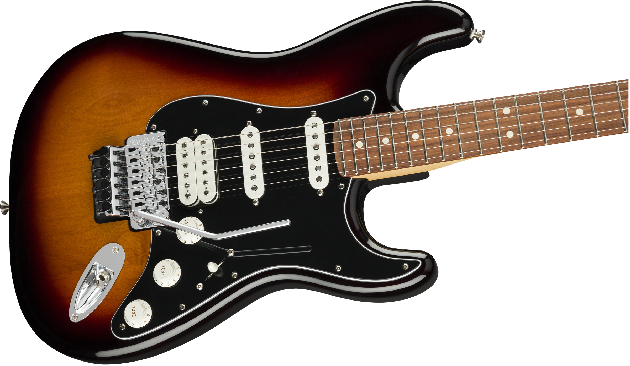 Fender Strat Player Floyd Rose Mex Hss Fr Pf - 3-color Sunburst - Guitare Électrique Forme Str - Variation 3