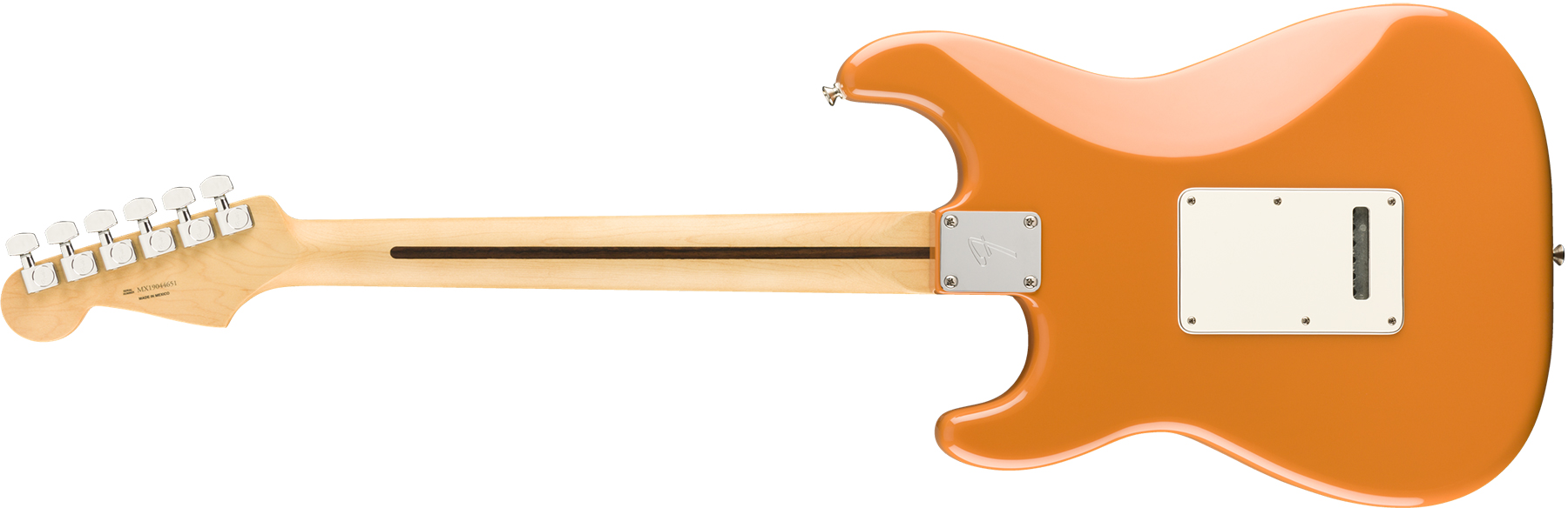 Fender Strat Player Lh Gaucher Mex Sss Mn - Capri Orange - Guitare Électrique Forme Str - Variation 1