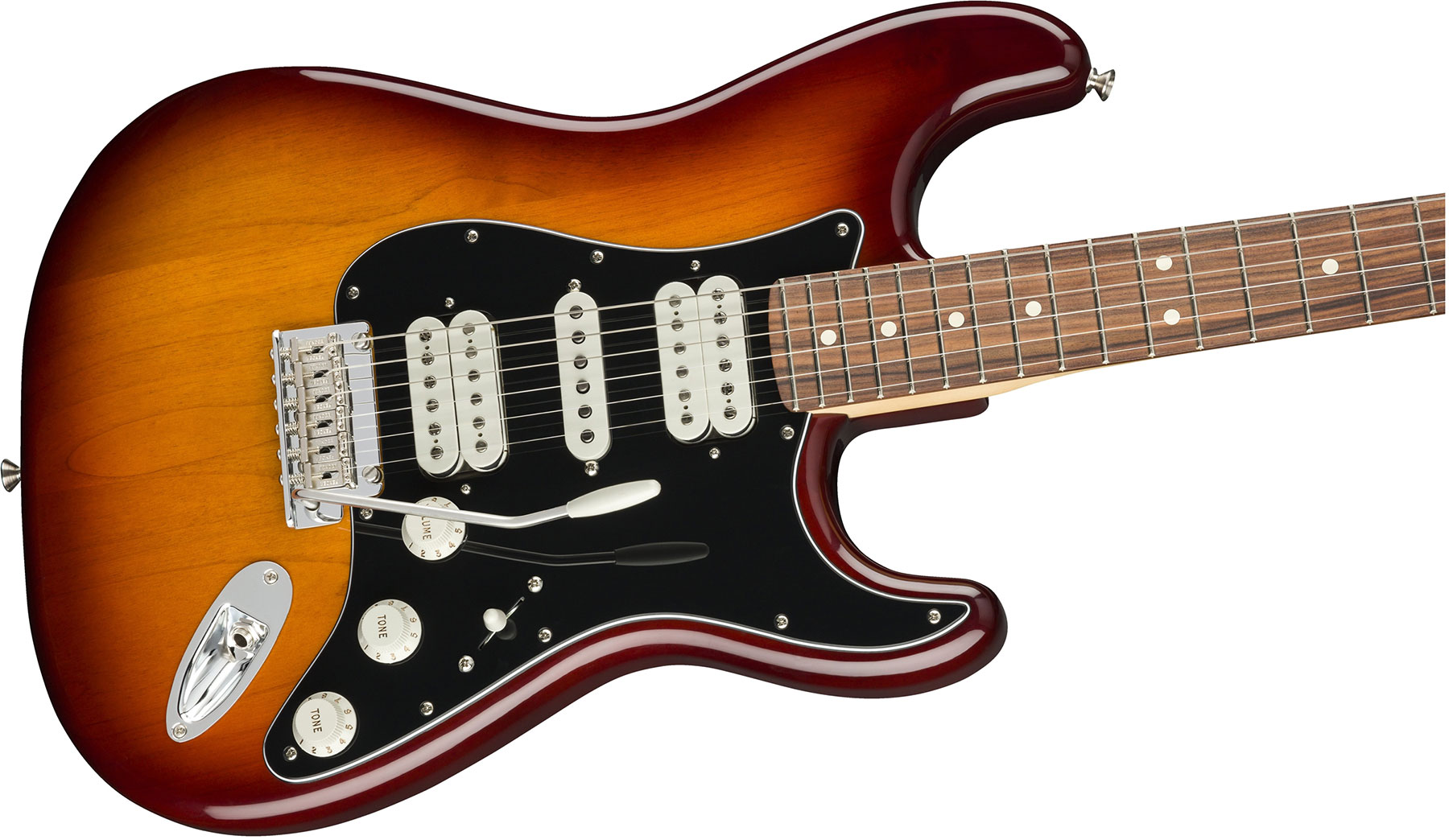 Fender Strat Player Mex Hsh Pf - Tobacco Burst - Guitare Électrique Forme Str - Variation 2