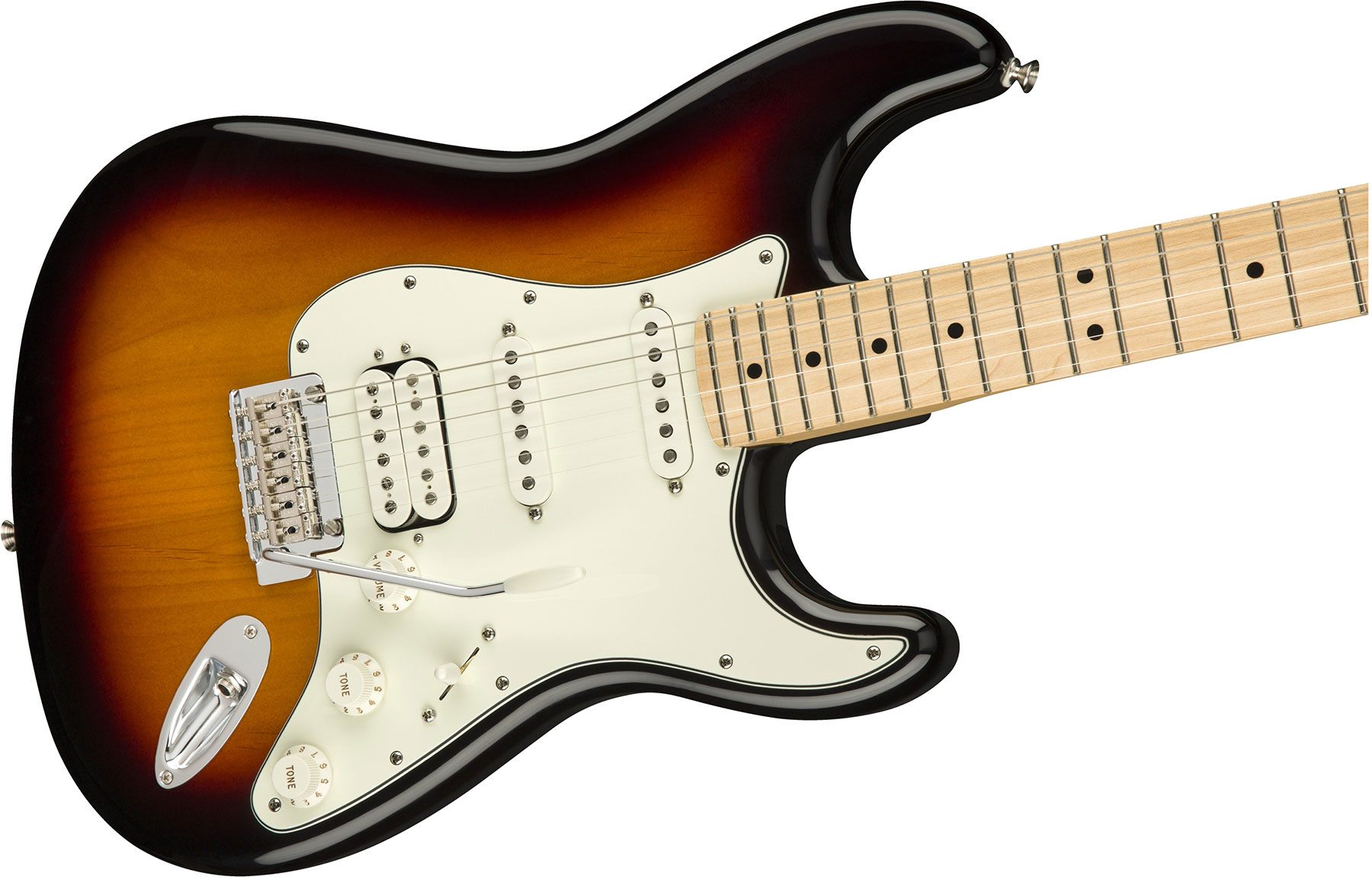 Fender Strat Player Mex Hss Mn - 3-color Sunburst - Guitare Électrique Forme Str - Variation 2