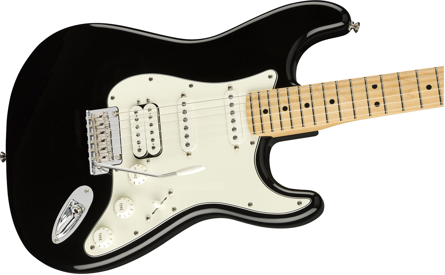 Fender Strat Player Mex Hss Mn - Black - Guitare Électrique Forme Str - Variation 2