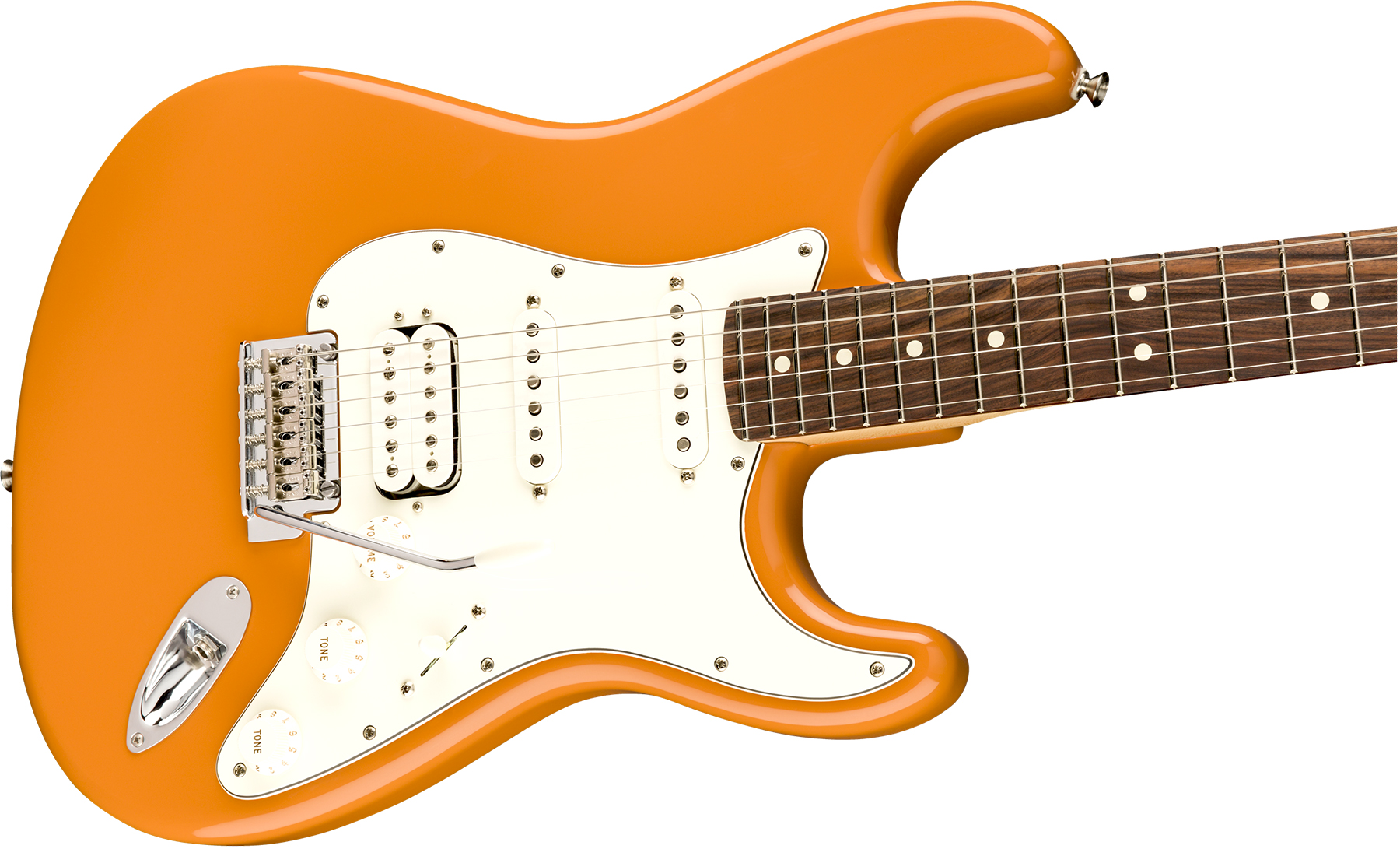 Fender Strat Player Mex Hss Pf - Capri Orange - Guitare Électrique Forme Str - Variation 3
