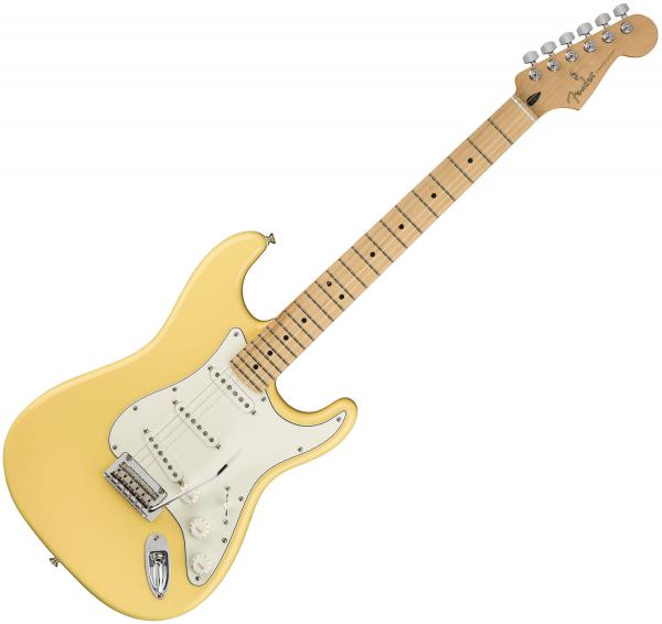 Guitare électrique solid body Fender Player Stratocaster (MEX, MN) - buttercream