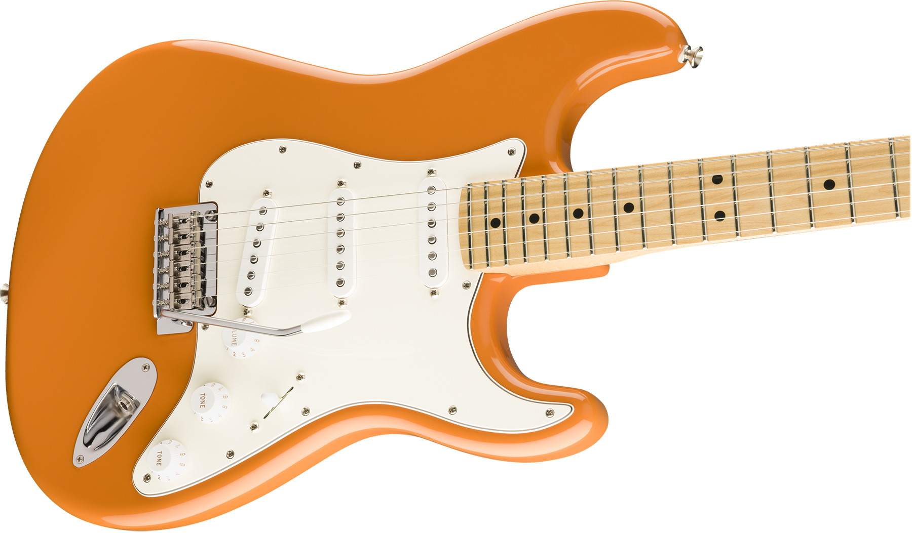 Guitare miniature Fender Stratocaster Orange #182 24 cm 
