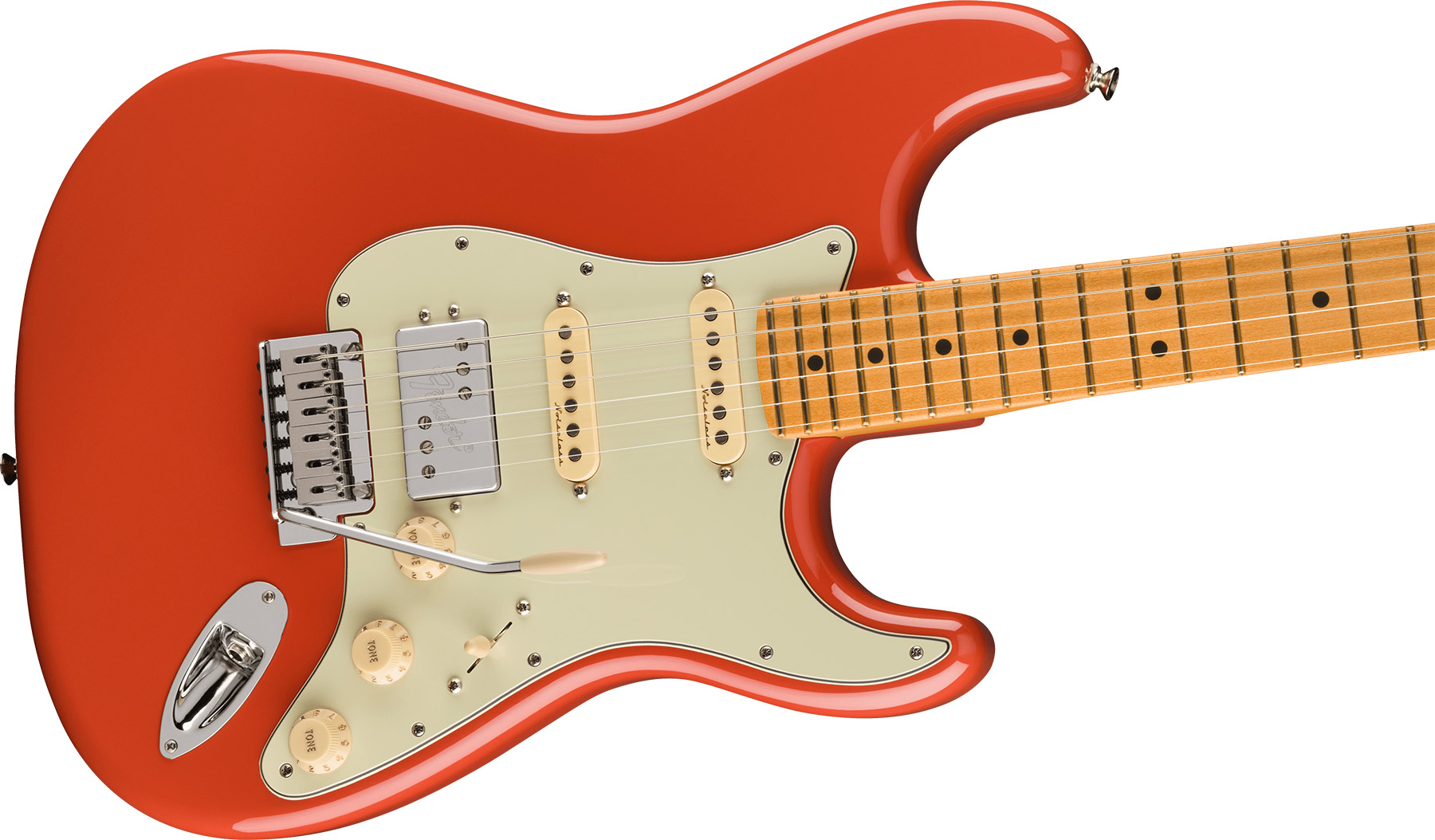 Fender Strat Player Plus Mex 2023 Hss Trem Mn - Fiesta Red - Guitare Électrique Forme Str - Variation 2