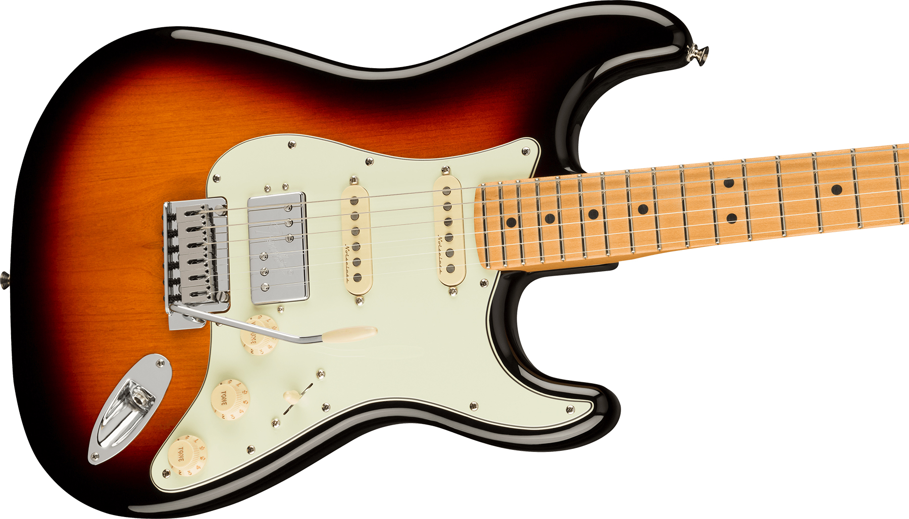 Fender Strat Player Plus Mex Hss Trem Mn - 3-color Sunburst - Guitare Électrique Forme Str - Variation 2