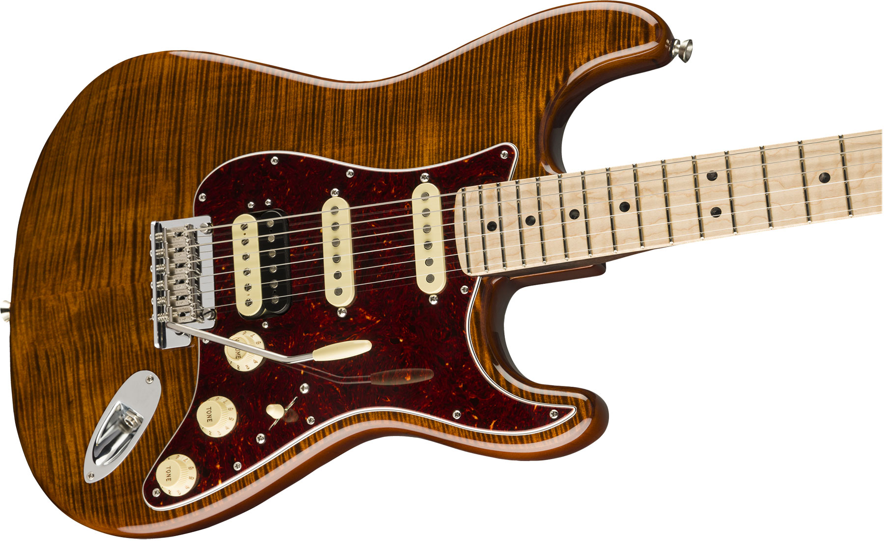 Guitare électrique solid body Fender Rarities Flame Maple Top