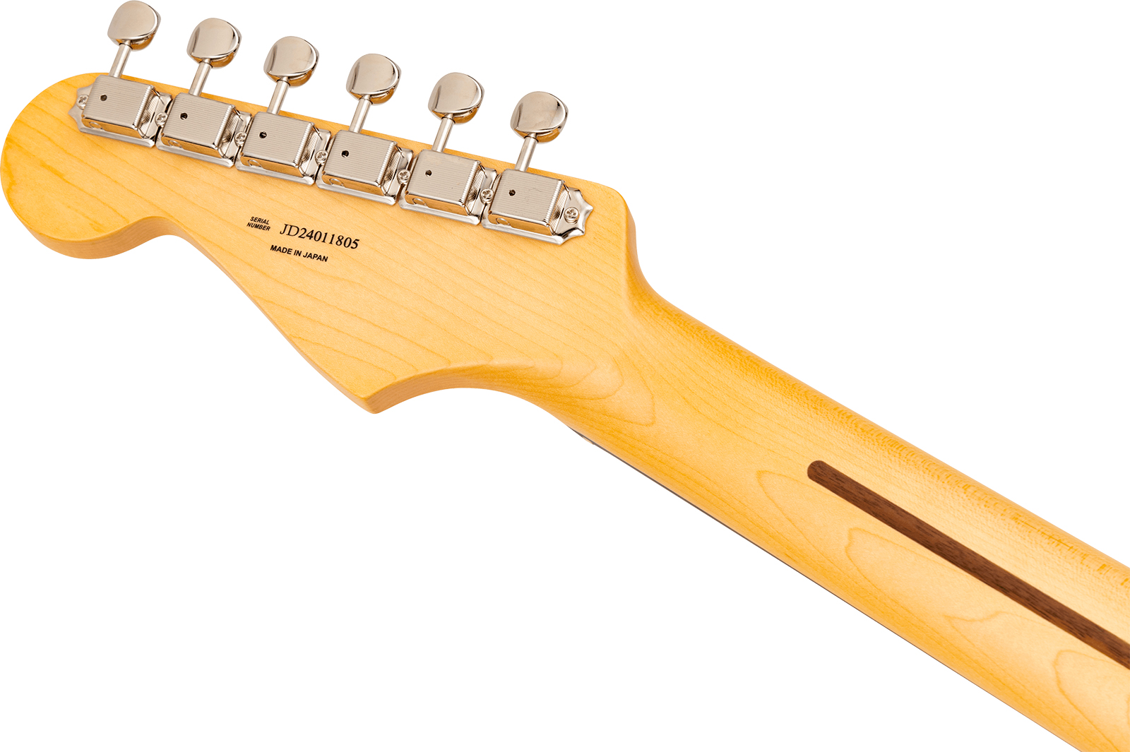 Fender Strat Raw Ash Mij Ltd Jap 3s Trem Rw - Black - Guitare Électrique Forme Str - Variation 3