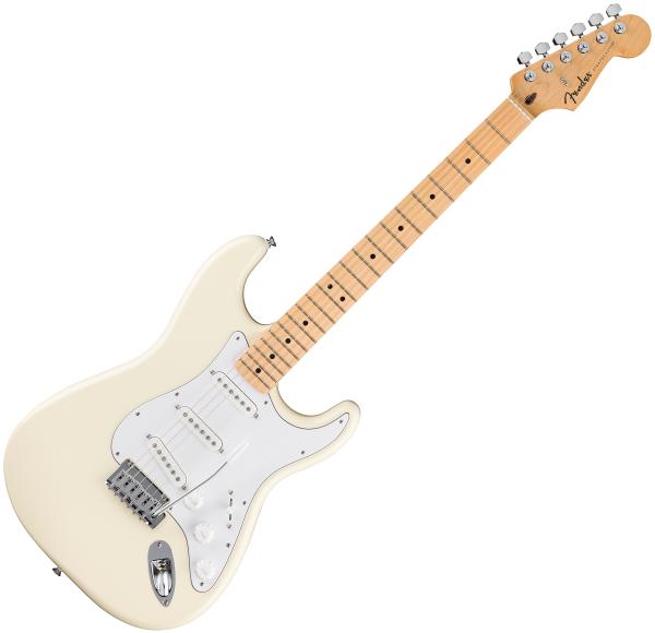 ギター FENDER AM STANDARD ST OWT/M Fender Standard Stratocaster Electric Guitar (Maple, with