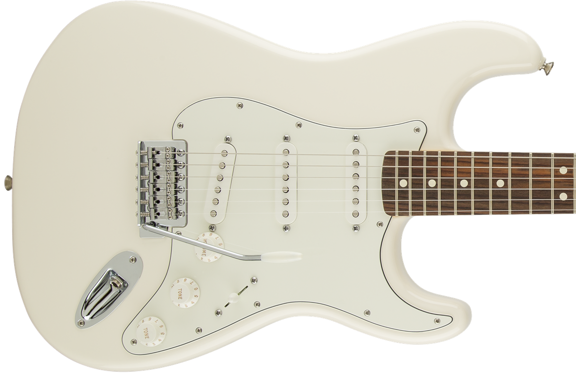 Fender Strat Standard Mex Sss Pf - Arctic White - Guitare Électrique Forme Str - Variation 1