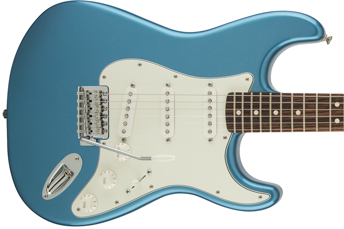 Fender Strat Standard Mex Sss Pf - Lake Placid Blue - Guitare Électrique Forme Str - Variation 1