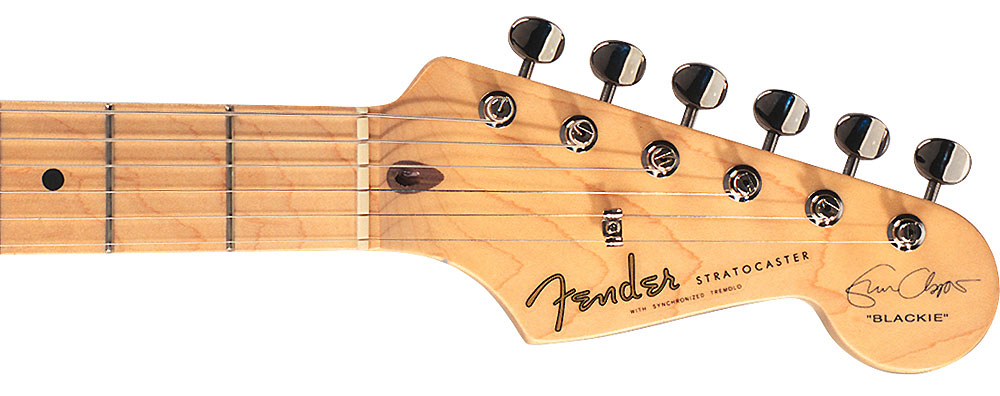 Fender Strat Eric Clapton Usa Signature 3s Trem Mn - Black - Guitare Électrique Forme Str - Variation 3