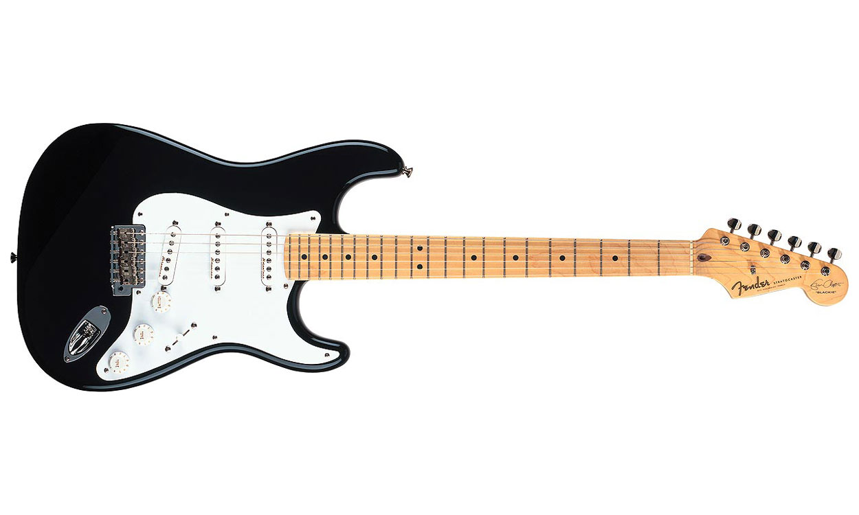 Fender Strat Eric Clapton Usa Signature 3s Trem Mn - Black - Guitare Électrique Forme Str - Variation 1