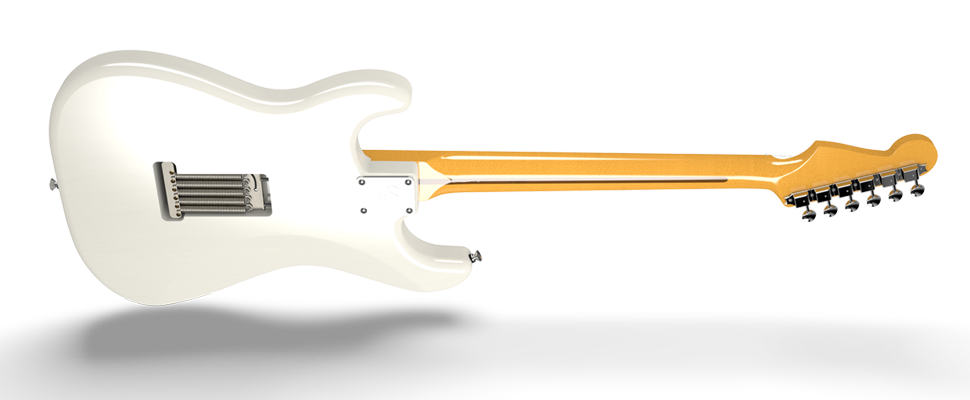 Fender Strat Eric Johnson Usa Sss Mn - White Blonde - Guitare Électrique Forme Str - Variation 2