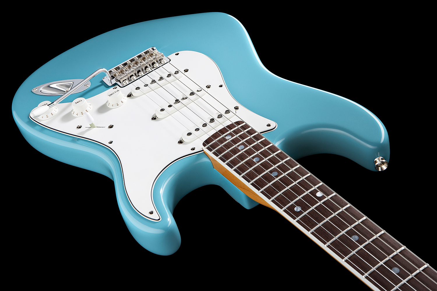 Fender Strat Eric Johnson Usa Sss Rw - Tropical Turquoise - Guitare Électrique Forme Str - Variation 2