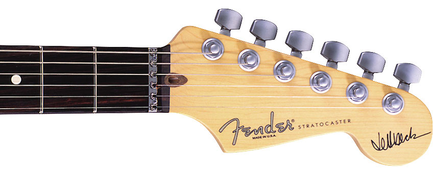 Fender Jeff Beck Strat Usa Signature 3s Trem Rw - Olympic White - Guitare Électrique Forme Str - Variation 4