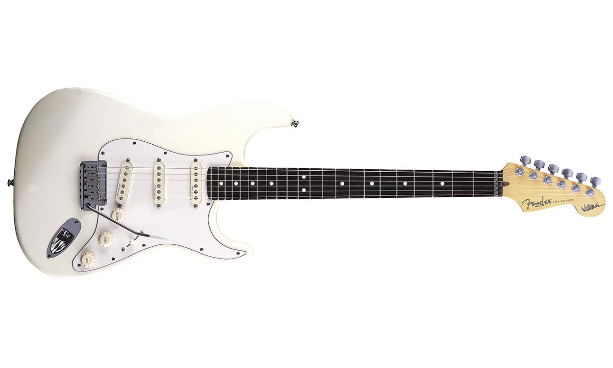 Fender Jeff Beck Strat Usa Signature 3s Trem Rw - Olympic White - Guitare Électrique Forme Str - Variation 1