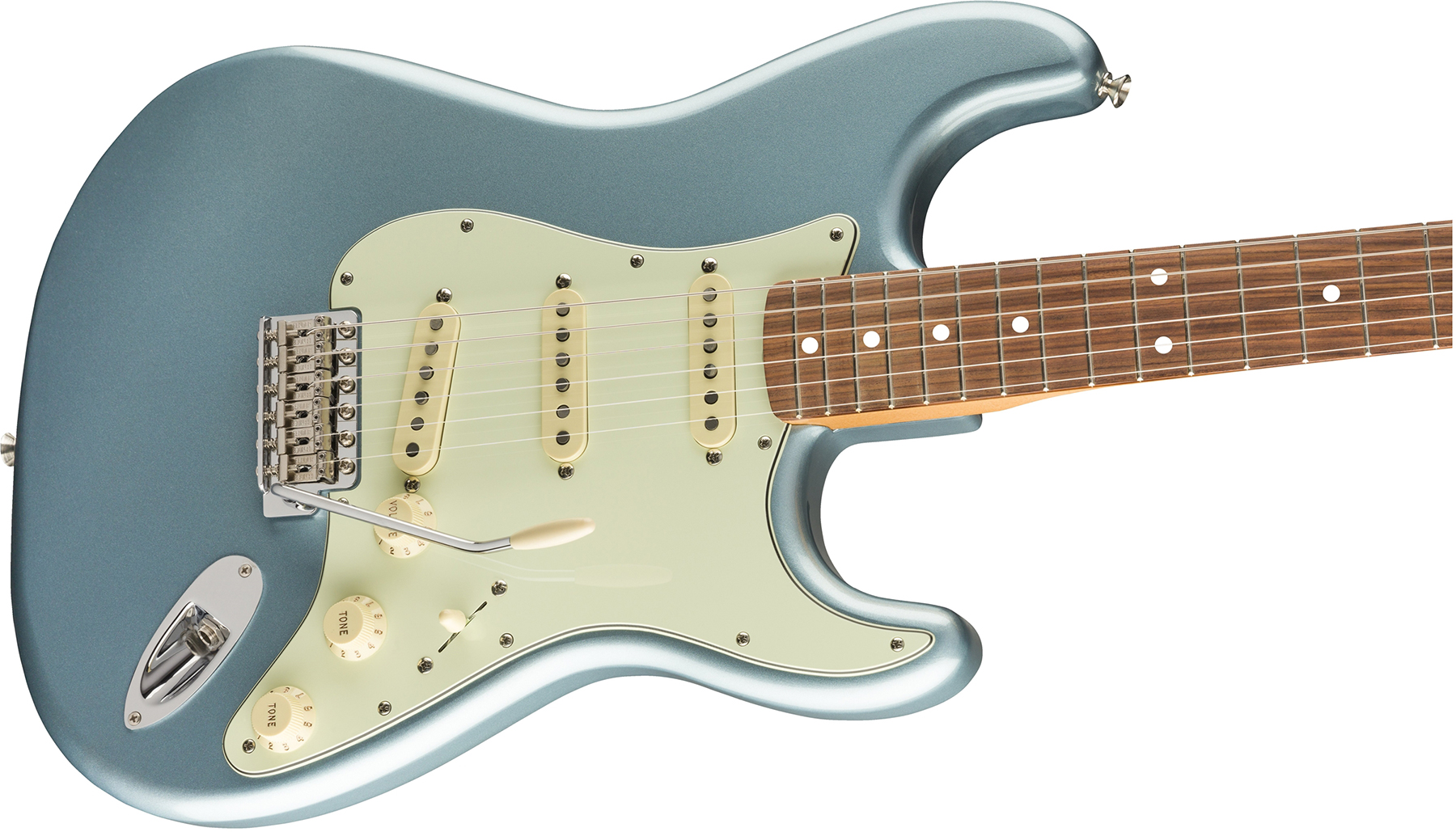 Fender Strat 60s Vintera Vintage Mex Pf - Ice Blue Metallic - Guitare Électrique Forme Str - Variation 2