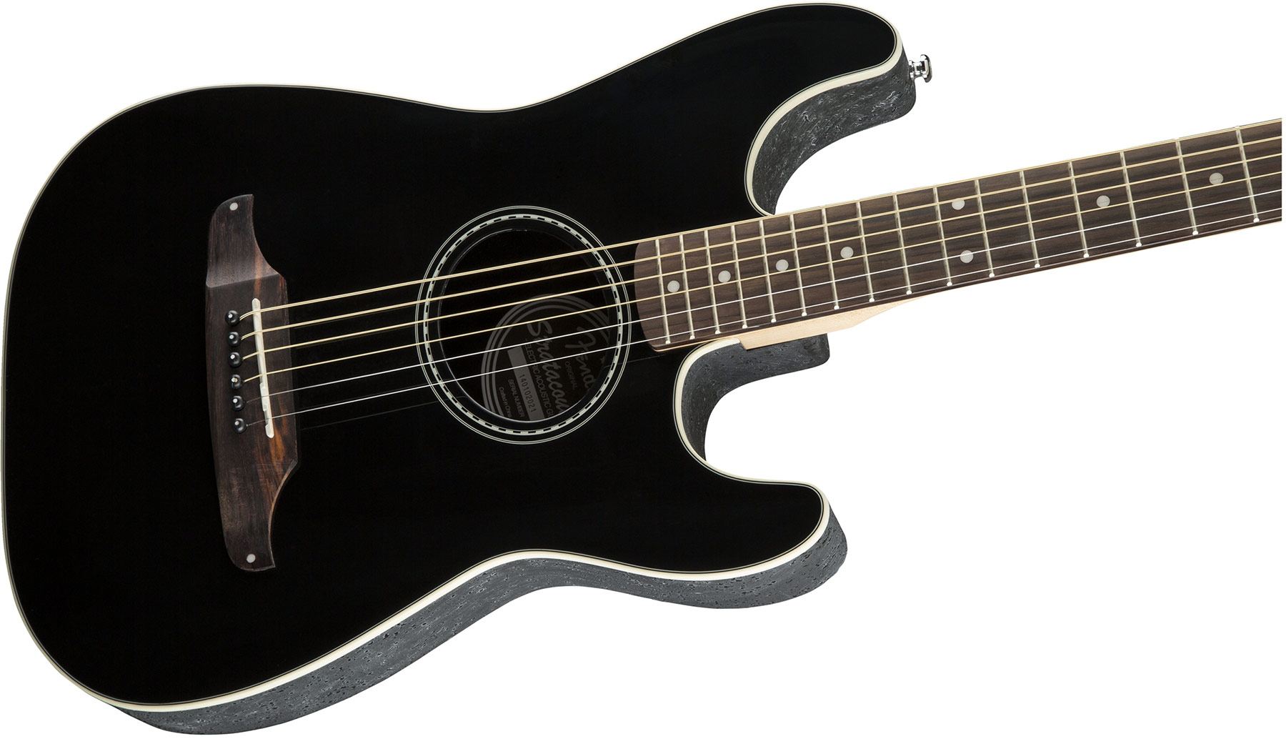 Fender Stratacoustic Standard (wal) - Black - Guitare Acoustique - Variation 2